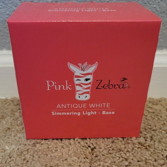 Pink Zebra Accents Simmering Light Base In Antique White New Poshmark
